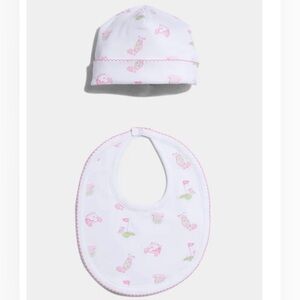 KISSY KISSY Girl's 18 Holes Hat And Bib Set